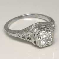 antique engagement ring